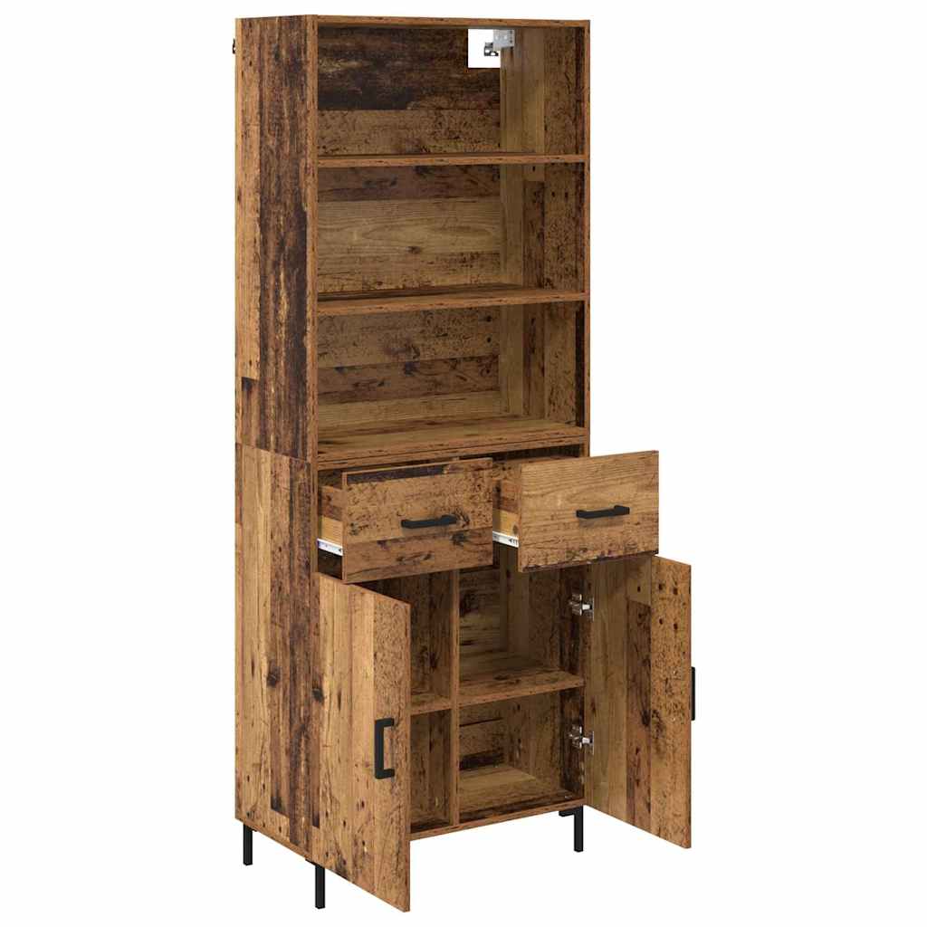 Highboard Staro drvo 69,5 x 34 x 180 cm Konstruirano drvo