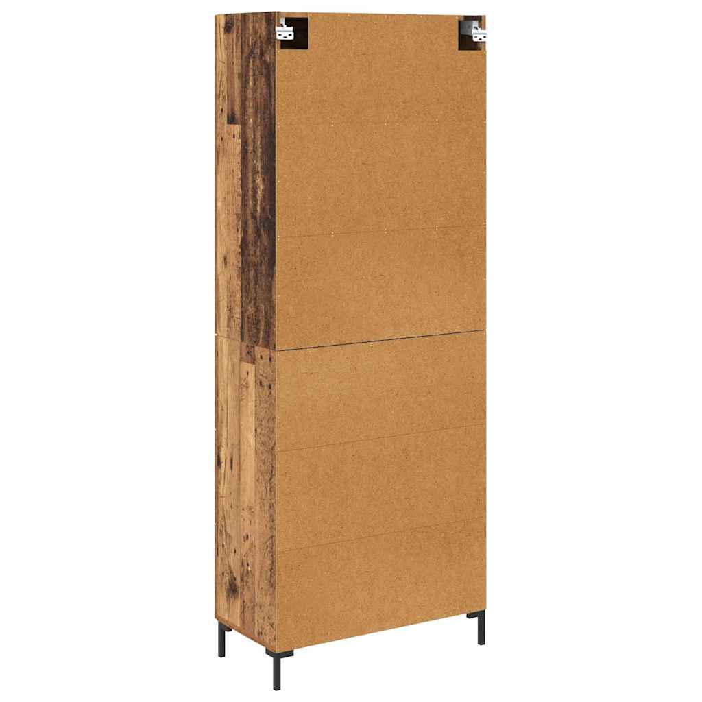 Highboard Staro drvo 69,5 x 34 x 180 cm Konstruirano drvo