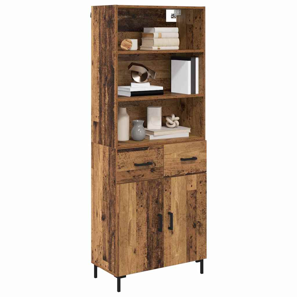Highboard Staro drvo 69,5 x 34 x 180 cm Konstruirano drvo