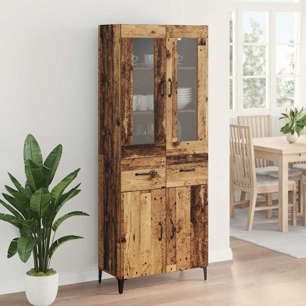Highboard Staro drvo 69,5 x 34 x 180 cm Konstruirano drvo