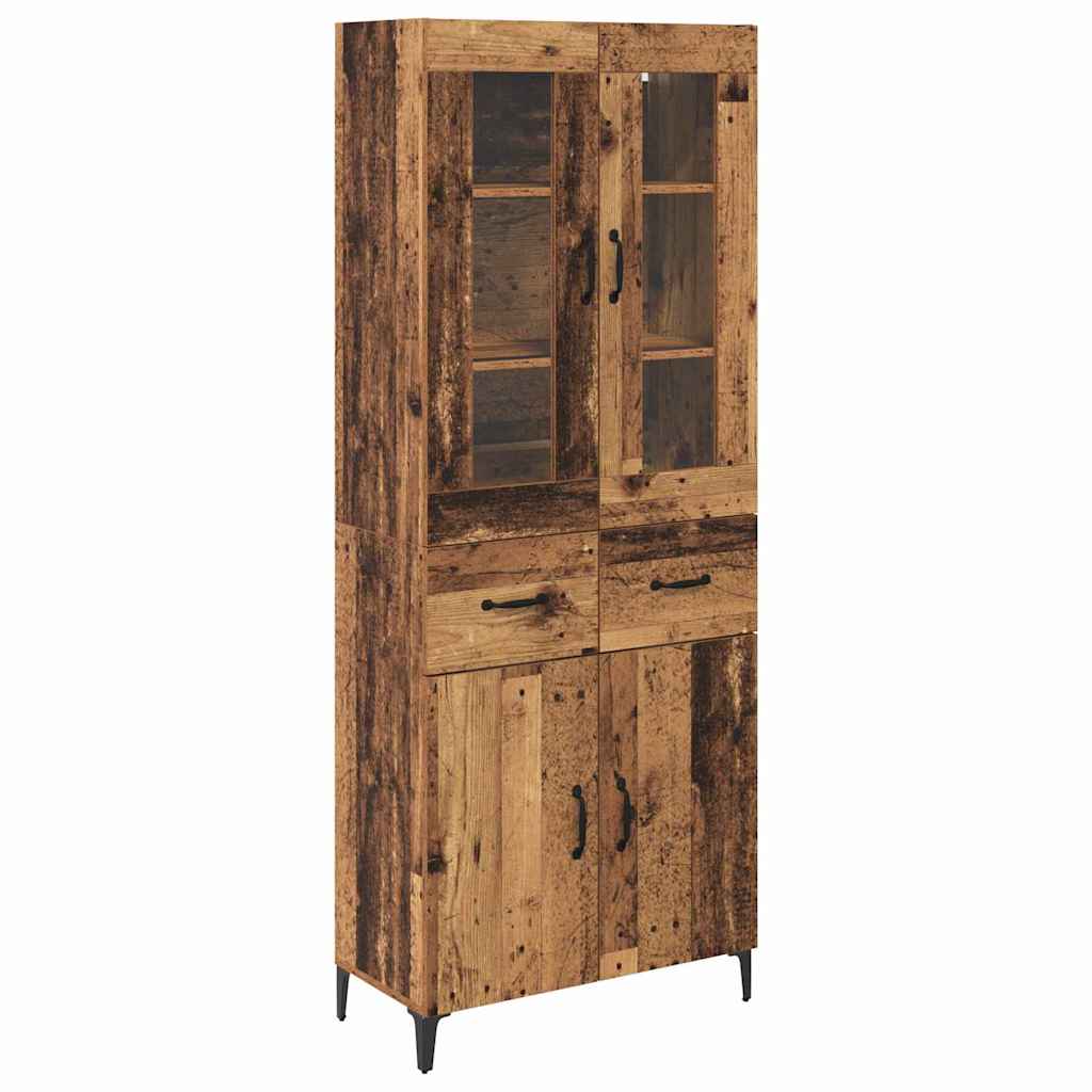 Highboard Staro drvo 69,5 x 34 x 180 cm Konstruirano drvo