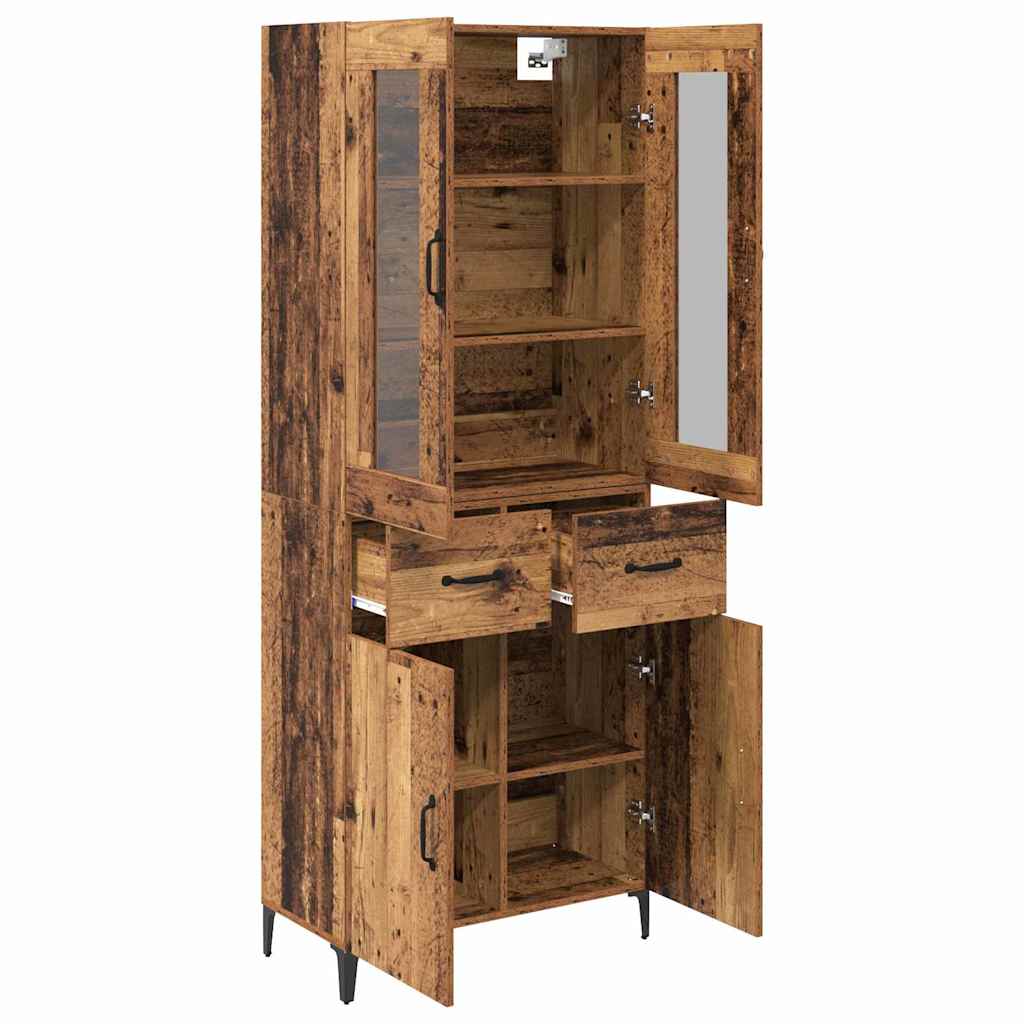 Highboard Staro drvo 69,5 x 34 x 180 cm Konstruirano drvo