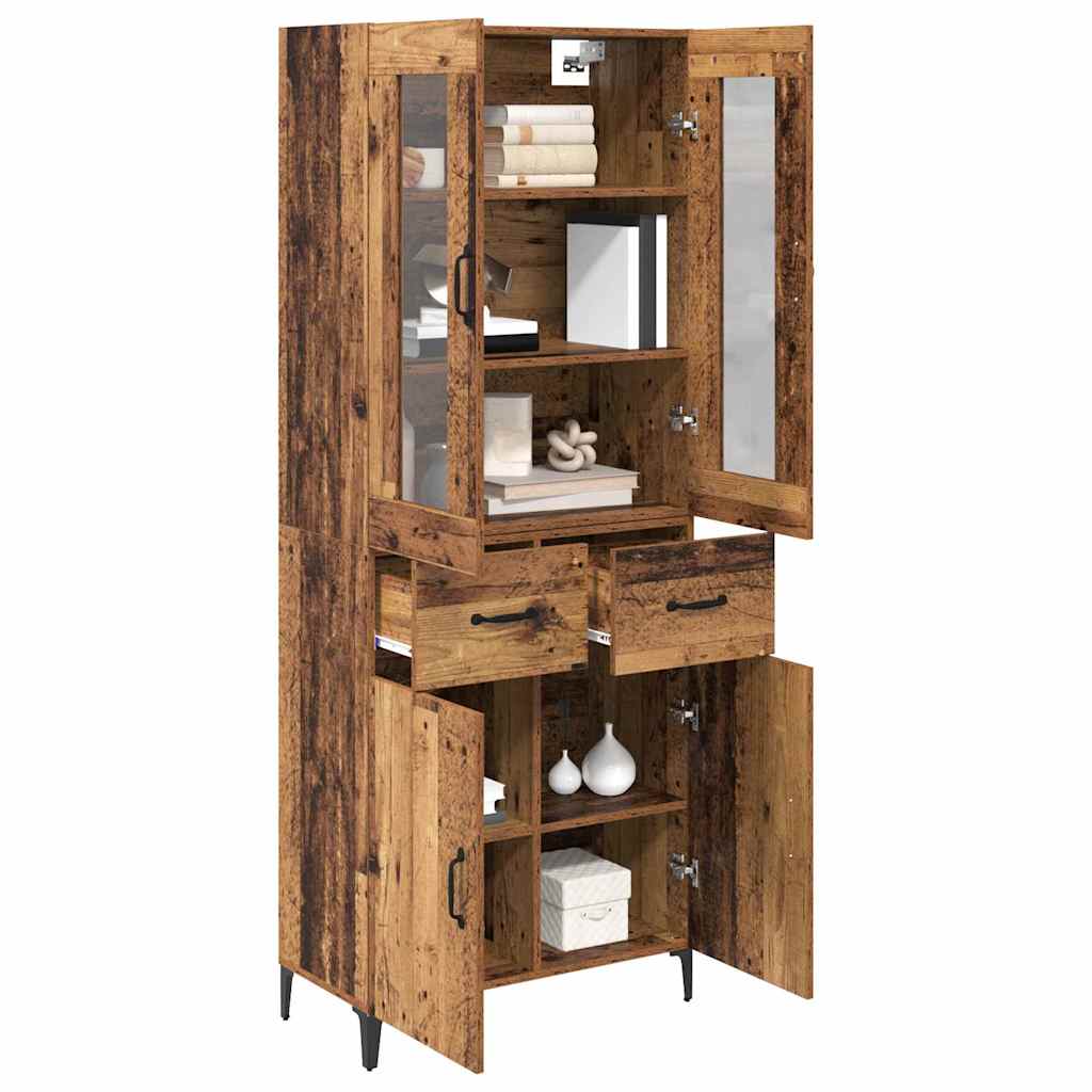 Highboard Staro drvo 69,5 x 34 x 180 cm Konstruirano drvo
