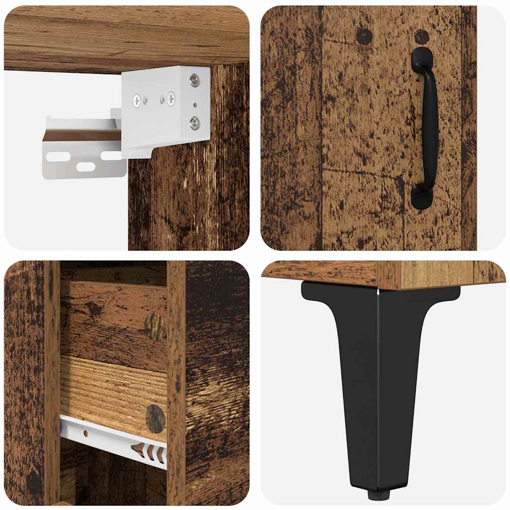 Highboard Staro drvo 69,5 x 34 x 180 cm Konstruirano drvo