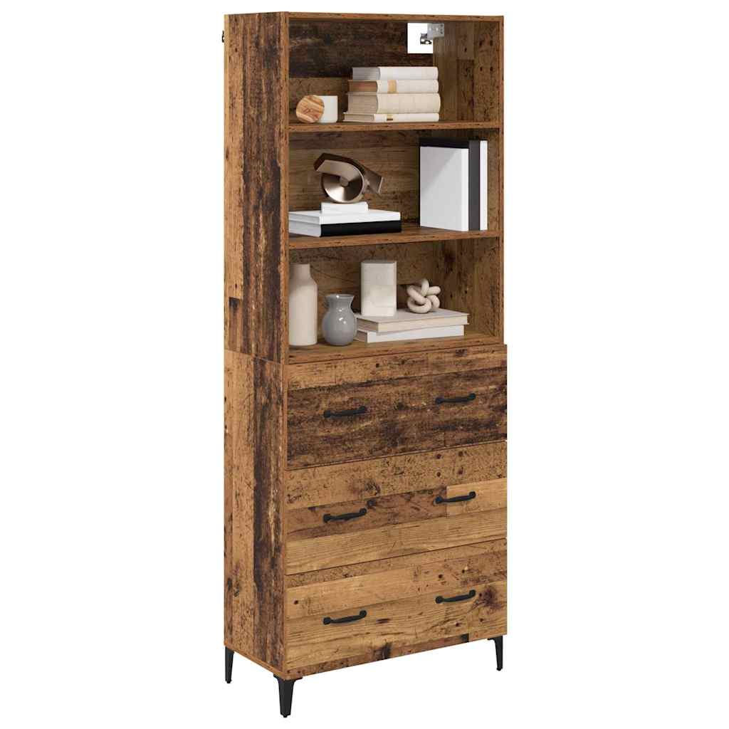 Highboard Staro drvo 69,5 x 34 x 180 cm Konstruirano drvo