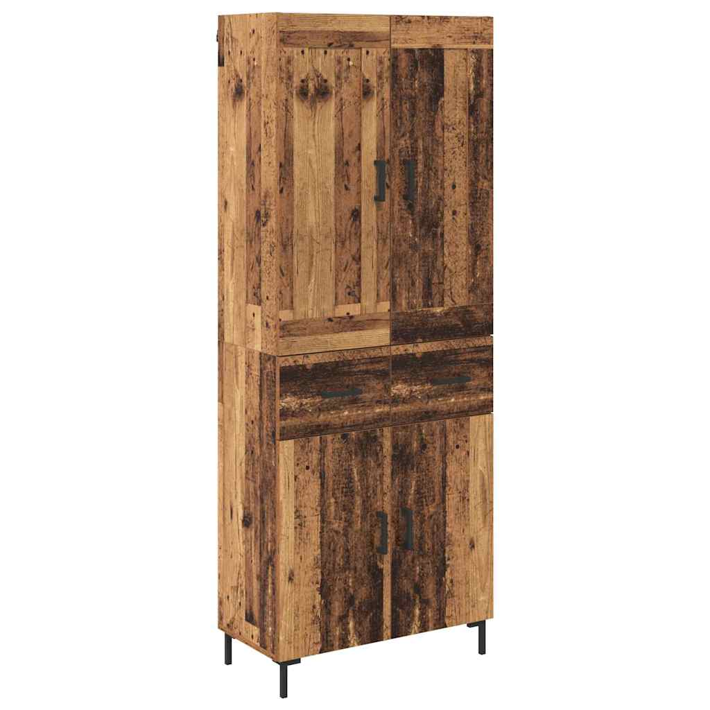 Highboard 2 kom. Staro drvo 69,5 x 34 x 180 cm