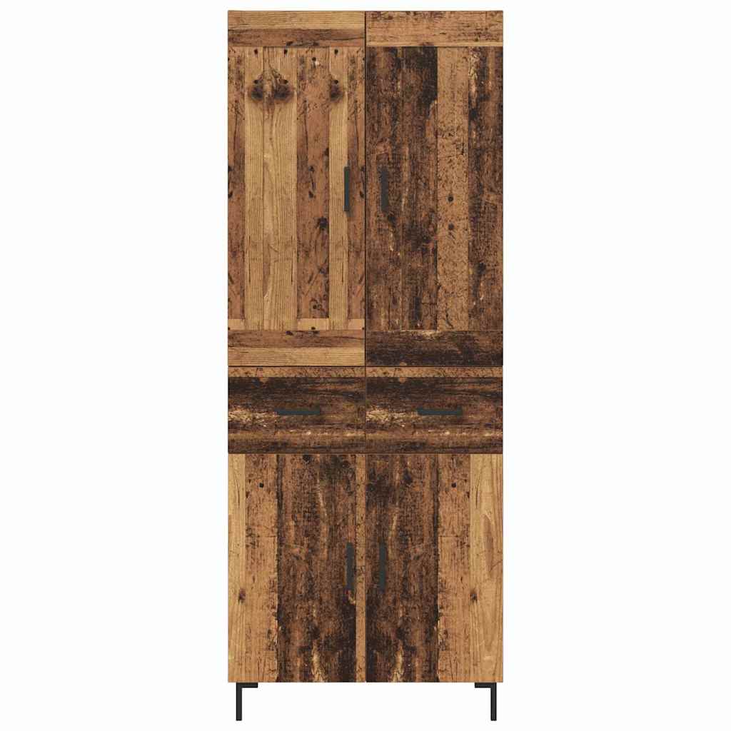 Highboard 2 kom. Staro drvo 69,5 x 34 x 180 cm