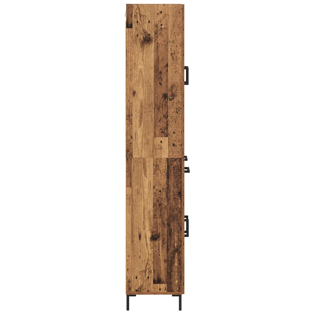 Highboard 2 kom. Staro drvo 69,5 x 34 x 180 cm