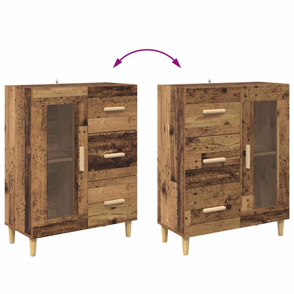 Highboard Staro drvo 69,5 x 34 x 180 cm Konstruirano drvo