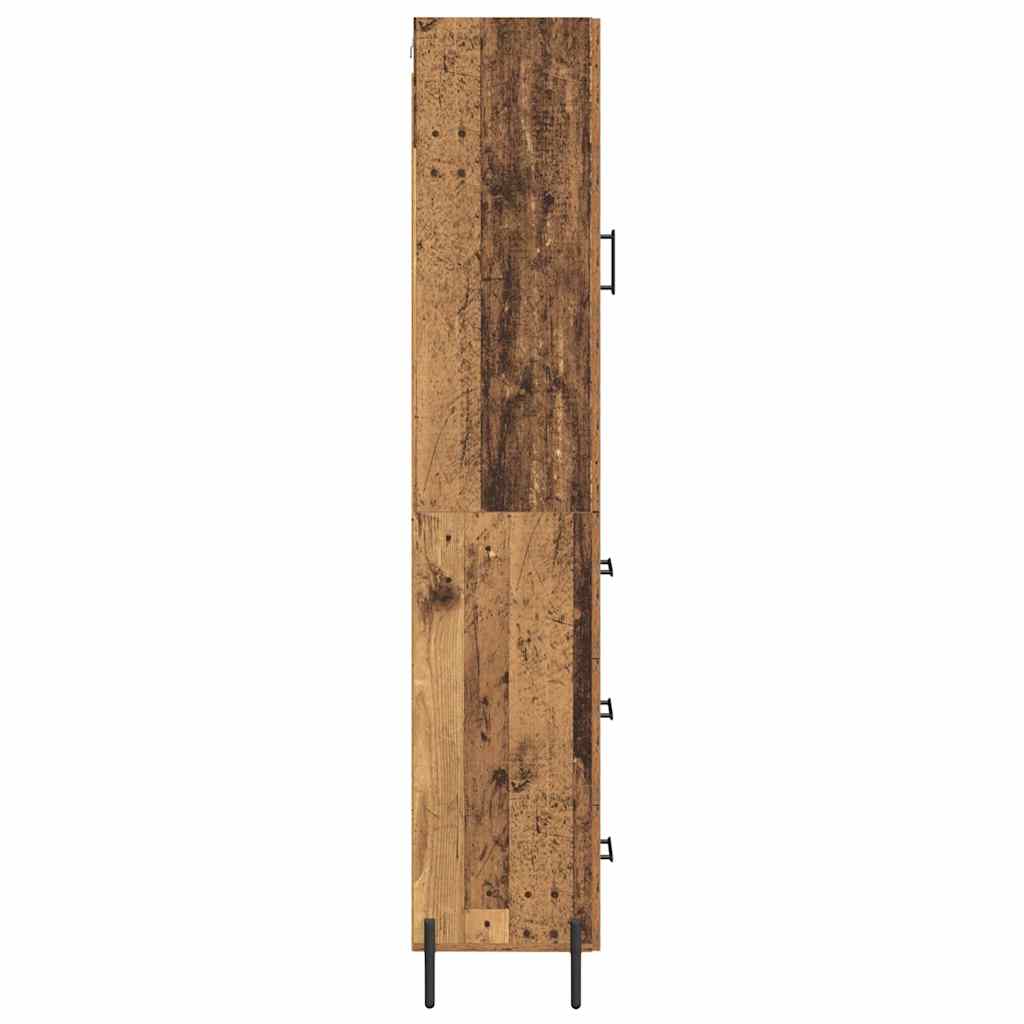 Highboard Staro drvo 34,5 x 34 x 180 cm Konstruirano drvo