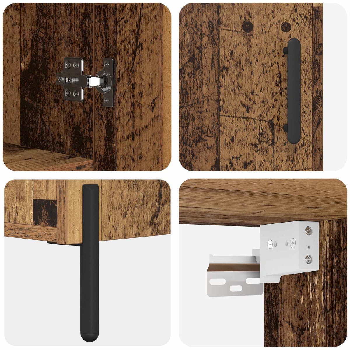 Highboard Staro drvo 69,5 x 34 x 180 cm Konstruirano drvo
