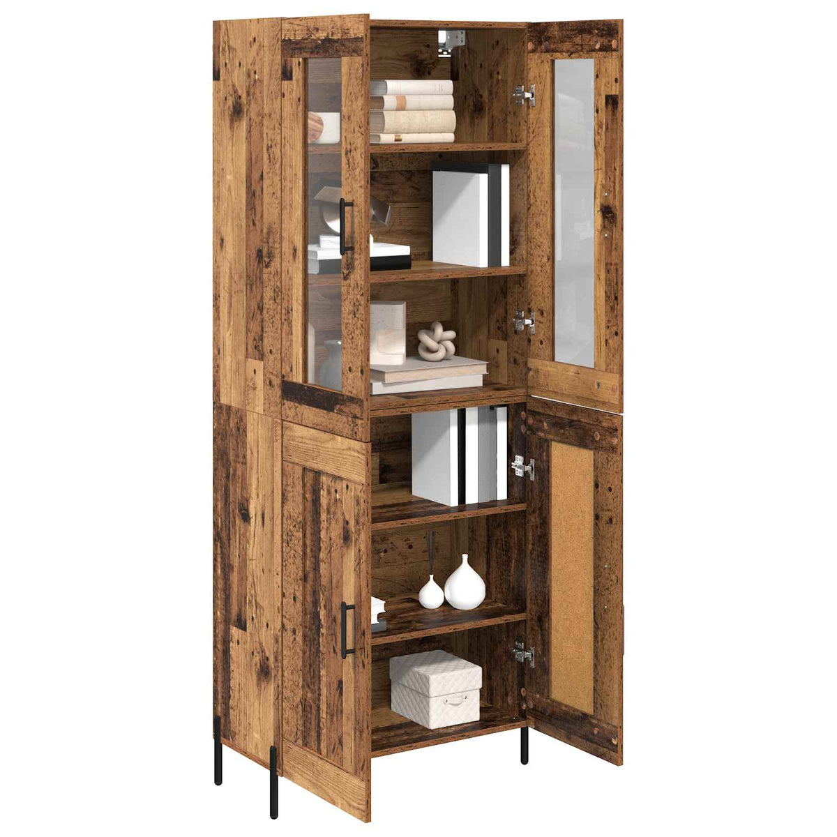 Highboard Staro drvo 69,5 x 34 x 180 cm Konstruirano drvo