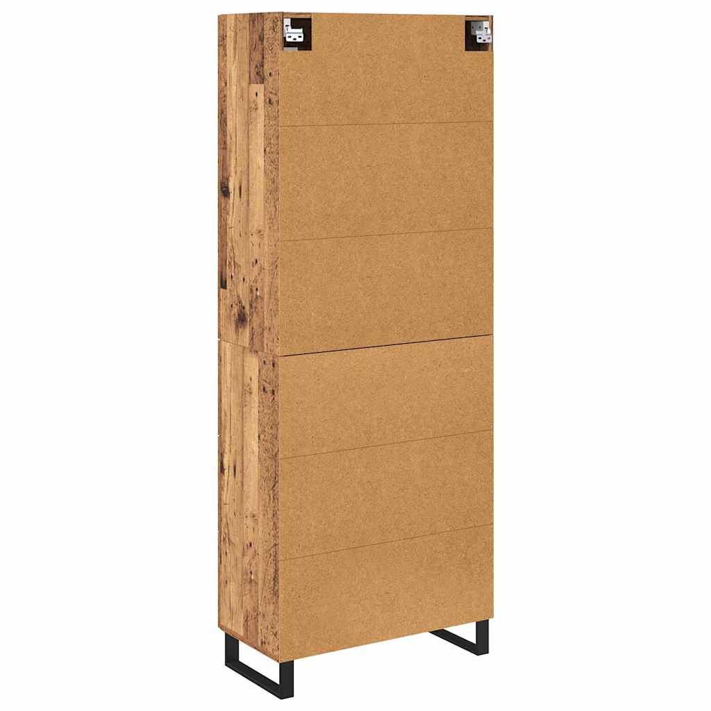 Highboard 2 kom. Staro drvo 69,5 x 34 x 180 cm