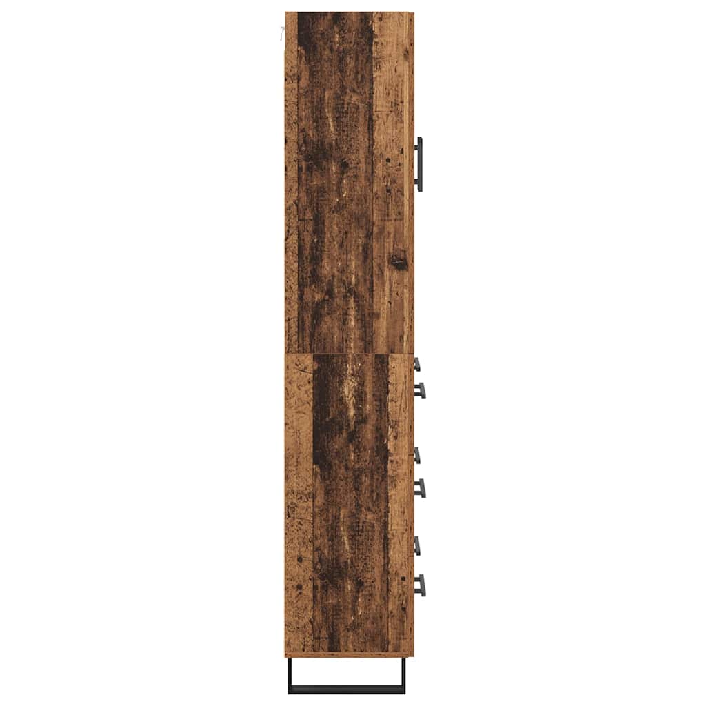 Highboard 2 kom. Staro drvo 69,5 x 34 x 180 cm