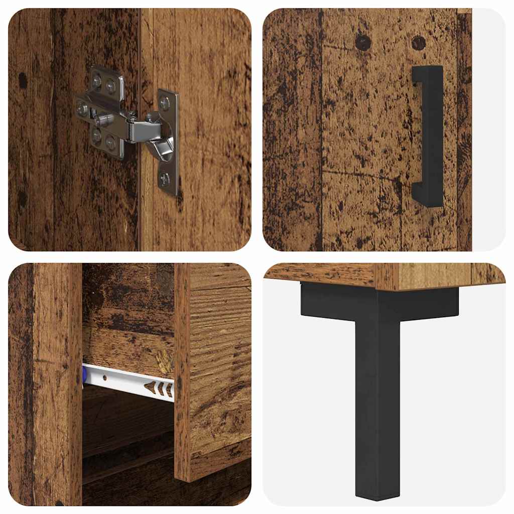Highboard Staro drvo 34,5 x 34 x 180 cm Konstruirano drvo