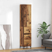 Highboard Staro drvo 34,5 x 34 x 180 cm Konstruirano drvo