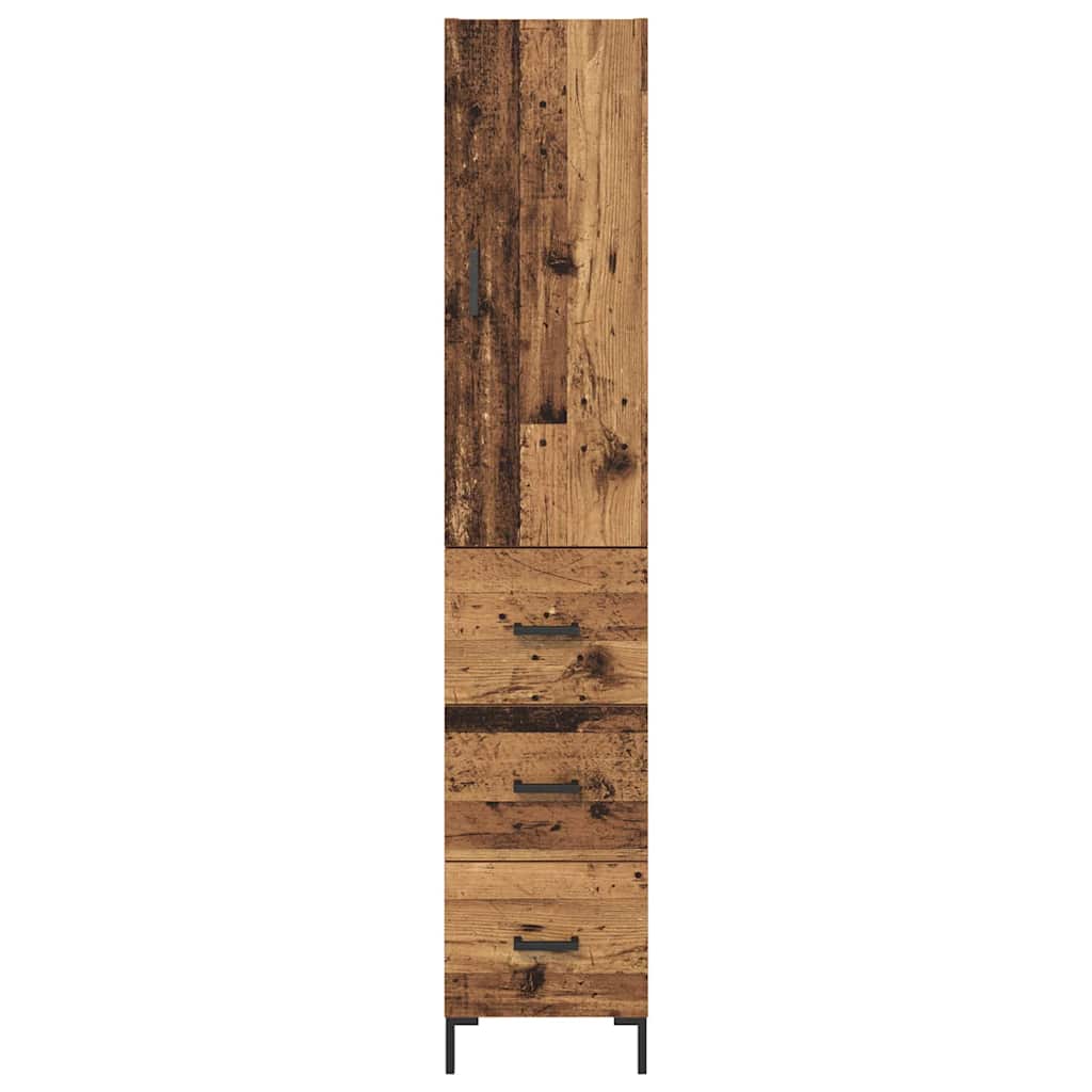 Highboard Staro drvo 34,5 x 34 x 180 cm Konstruirano drvo