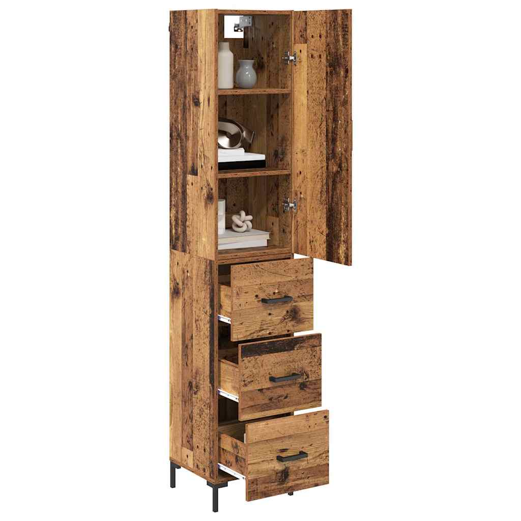 Highboard Staro drvo 34,5 x 34 x 180 cm Konstruirano drvo