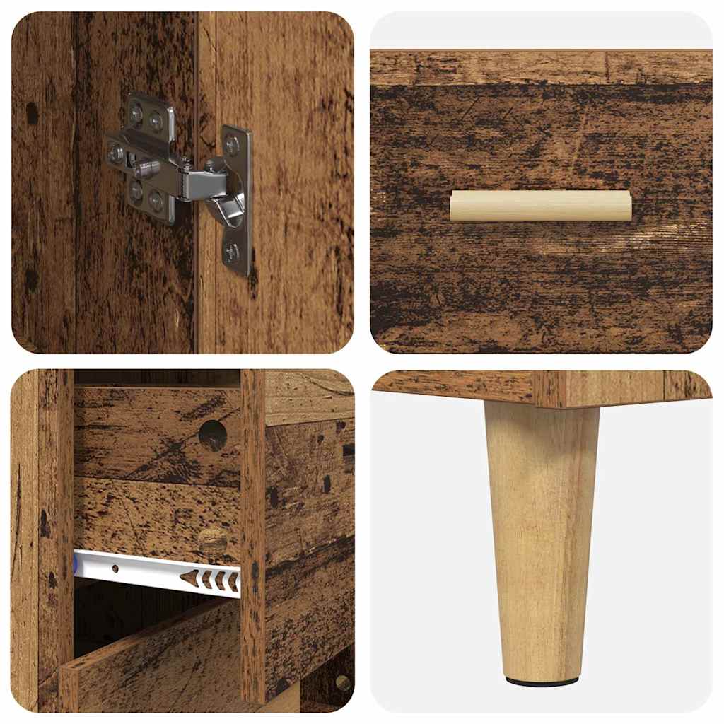 Highboard s ladicama Staro drvo 69,5 x 34 x 180 cm