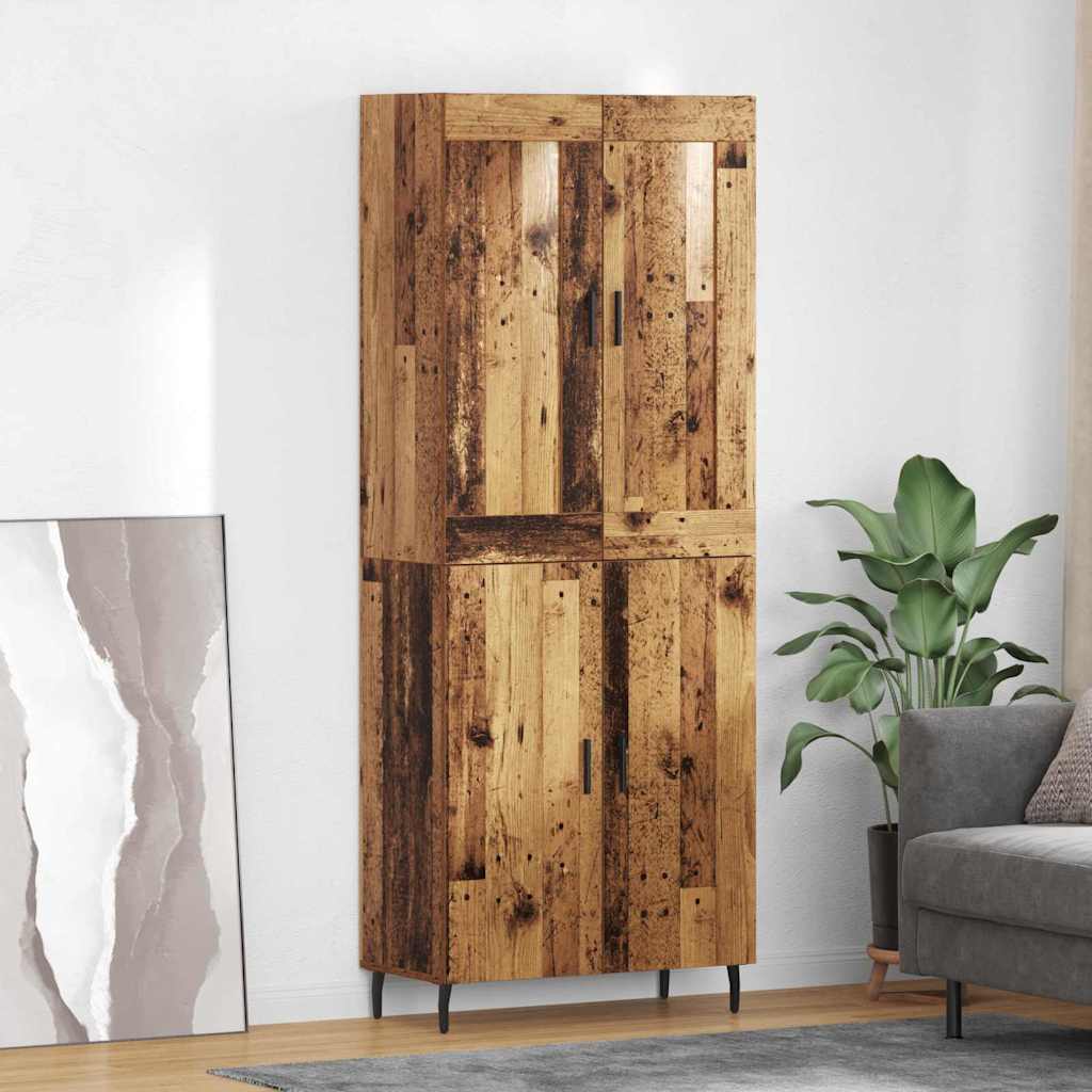 Highboard 2 kom. Staro drvo 69,5 x 34 x 180 cm