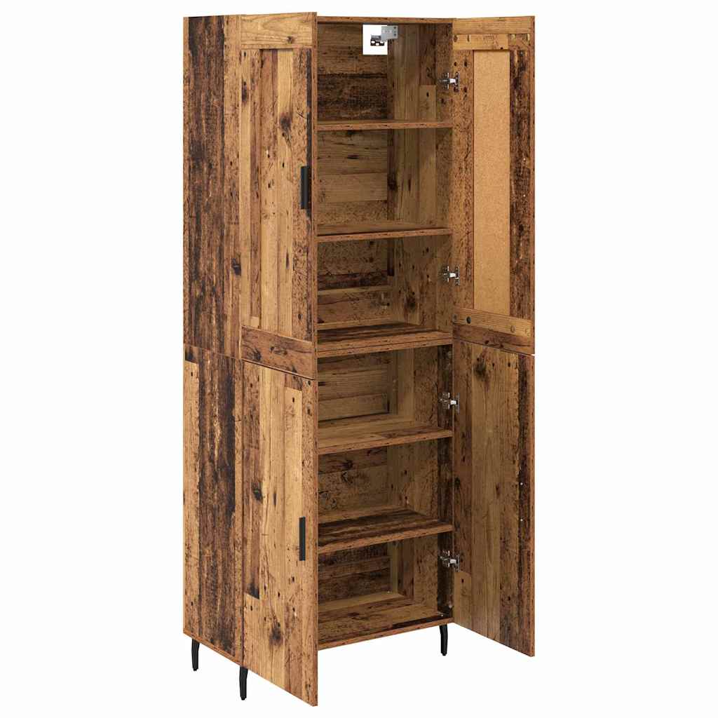 Highboard 2 kom. Staro drvo 69,5 x 34 x 180 cm
