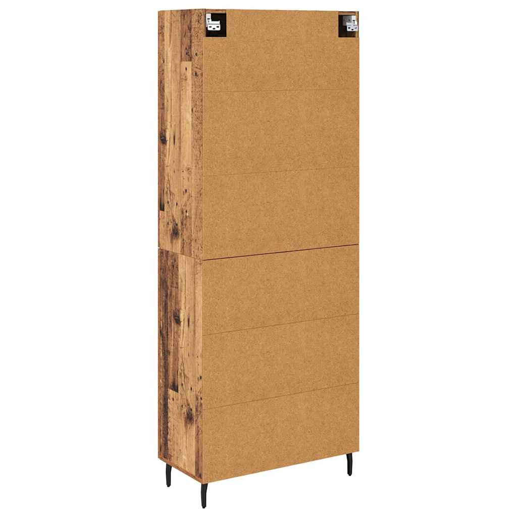 Highboard 2 kom. Staro drvo 69,5 x 34 x 180 cm