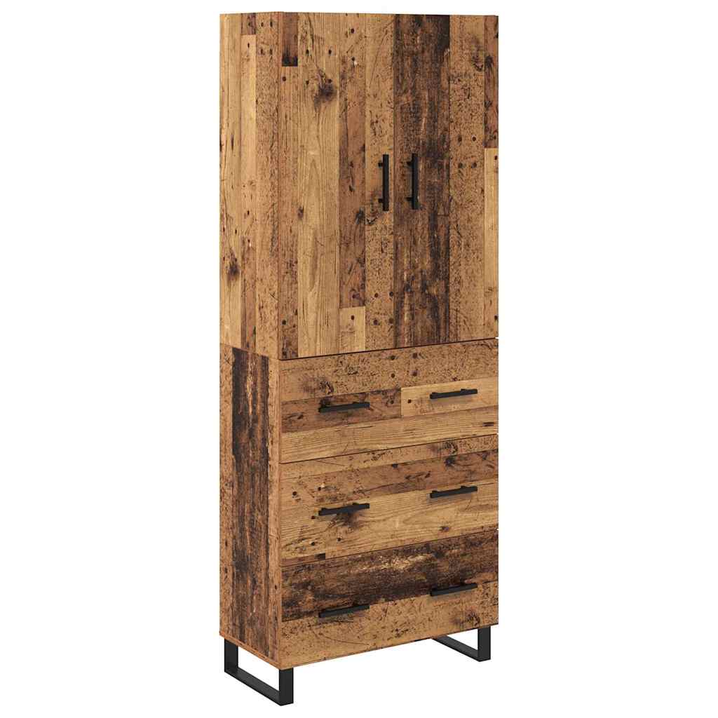 Highboard 2 kom. Staro drvo 69,5 x 34 x 180 cm
