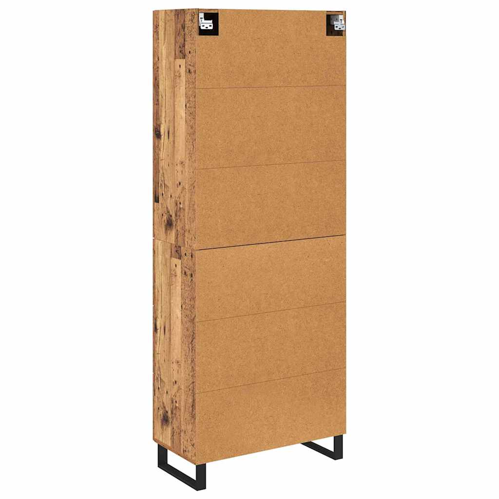 Highboard 2 kom. Staro drvo 69,5 x 34 x 180 cm