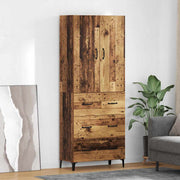 Highboard Staro drvo 69,5 x 34 x 180 cm Konstruirano drvo