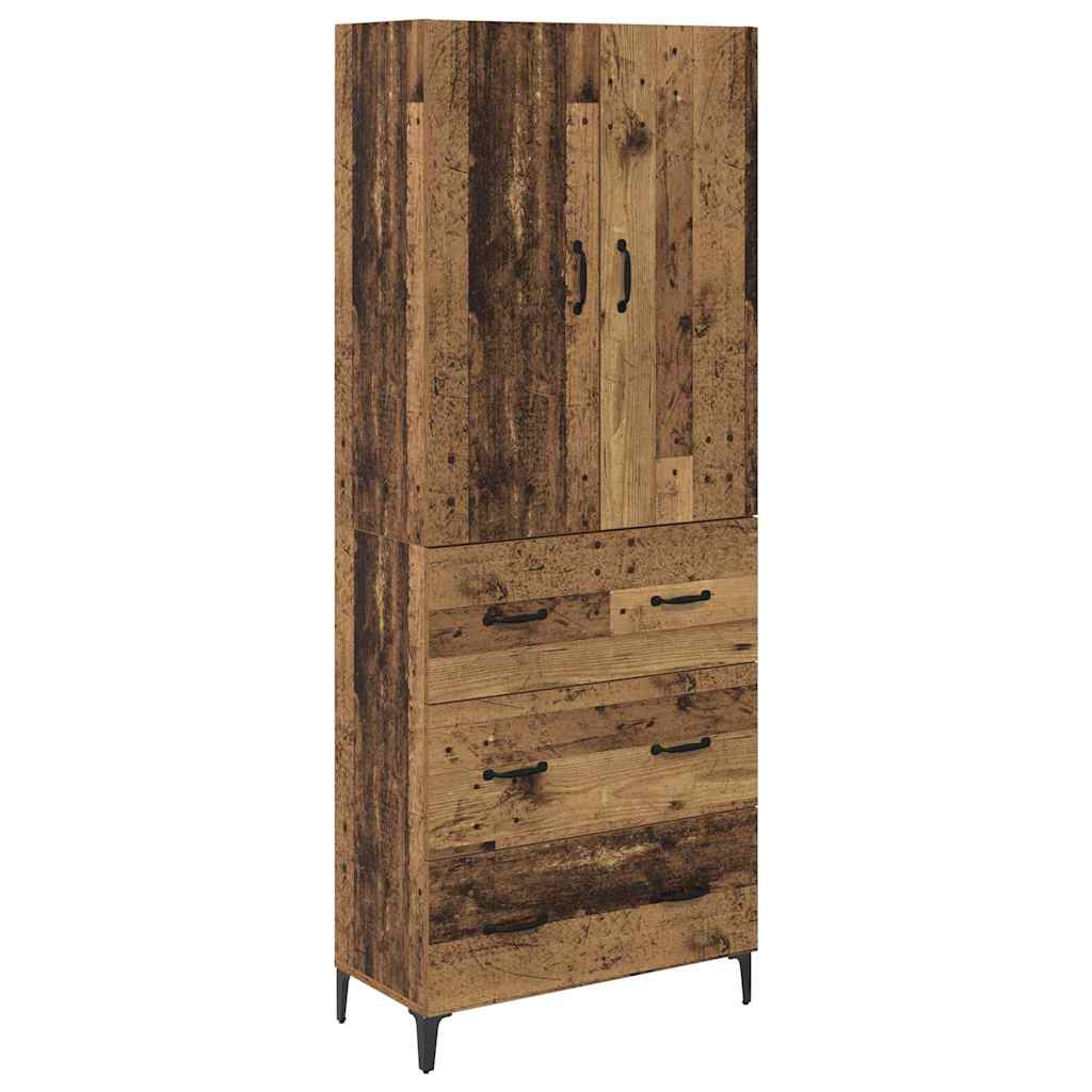 Highboard Staro drvo 69,5 x 34 x 180 cm Konstruirano drvo