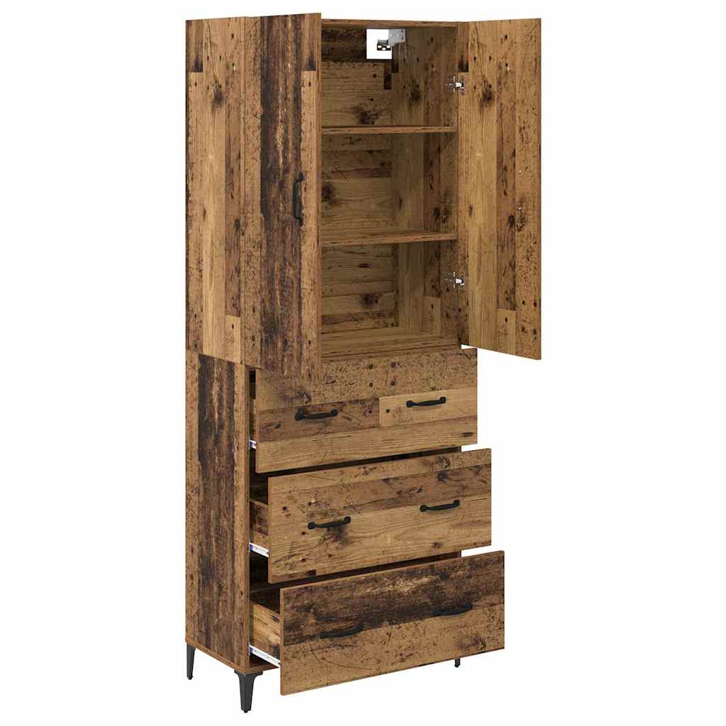 Highboard Staro drvo 69,5 x 34 x 180 cm Konstruirano drvo