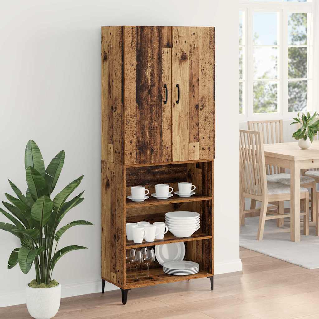 Highboard Staro drvo 69,5 x 34 x 180 cm Konstruirano drvo