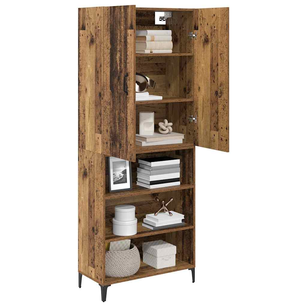 Highboard Staro drvo 69,5 x 34 x 180 cm Konstruirano drvo