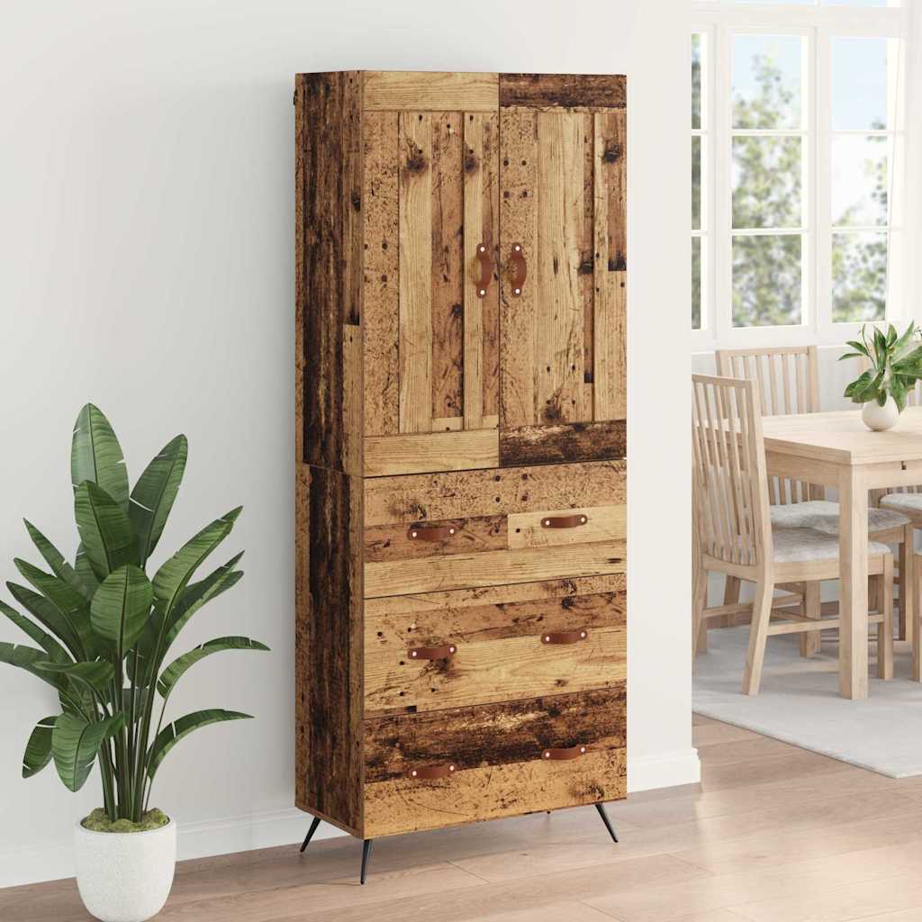 Highboard Staro drvo 69,5 x 34 x 180 cm Konstruirano drvo