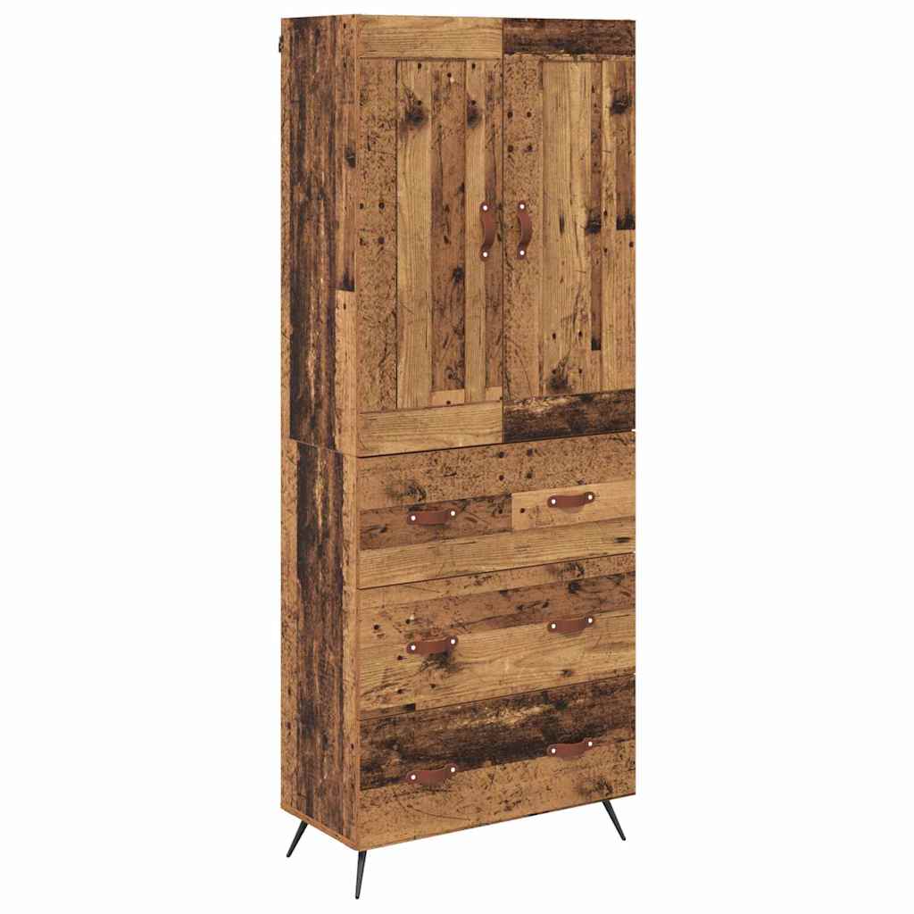 Highboard Staro drvo 69,5 x 34 x 180 cm Konstruirano drvo