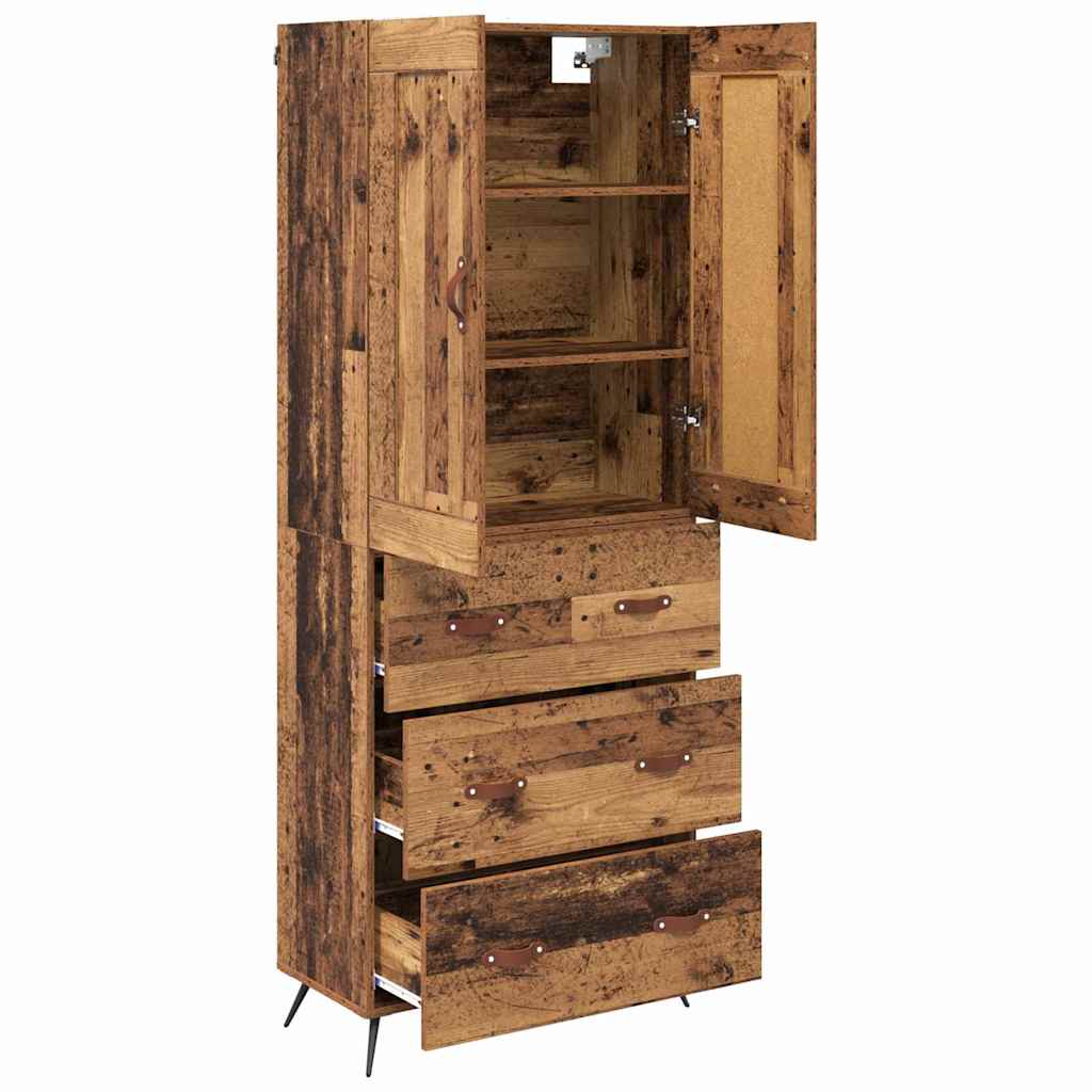 Highboard Staro drvo 69,5 x 34 x 180 cm Konstruirano drvo