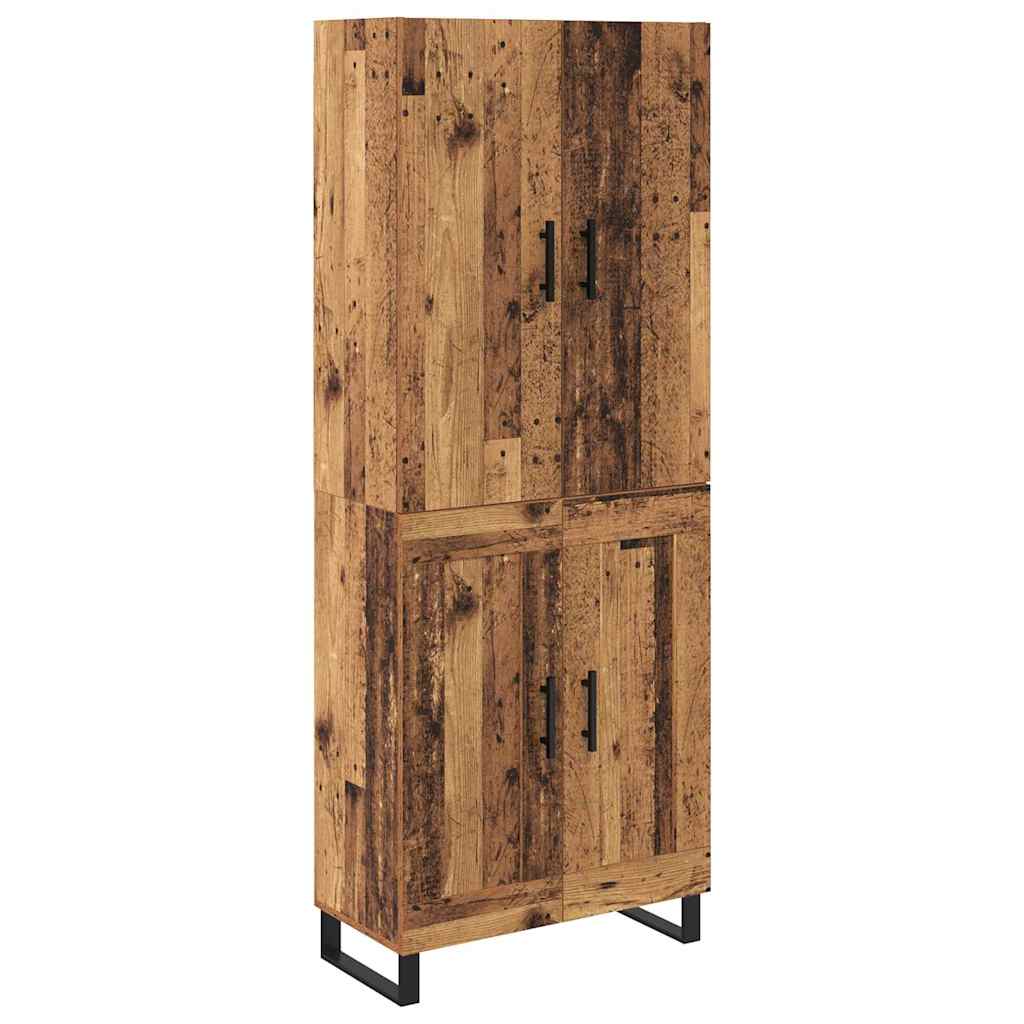 Highboard 2 pcs Staro drvo 69,5 x 34 x 180 cm