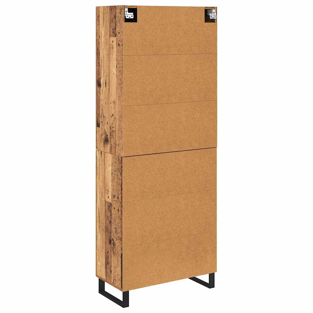 Highboard 2 pcs Staro drvo 69,5 x 34 x 180 cm