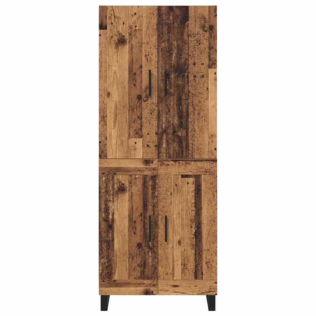 Highboard 2 pcs Staro drvo 69,5 x 34 x 180 cm