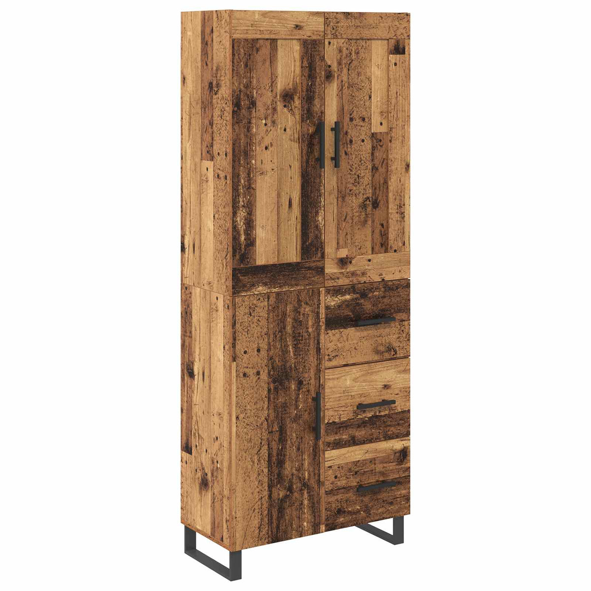 Highboard 2 kom. Staro drvo 69,5 x 34 x 180 cm