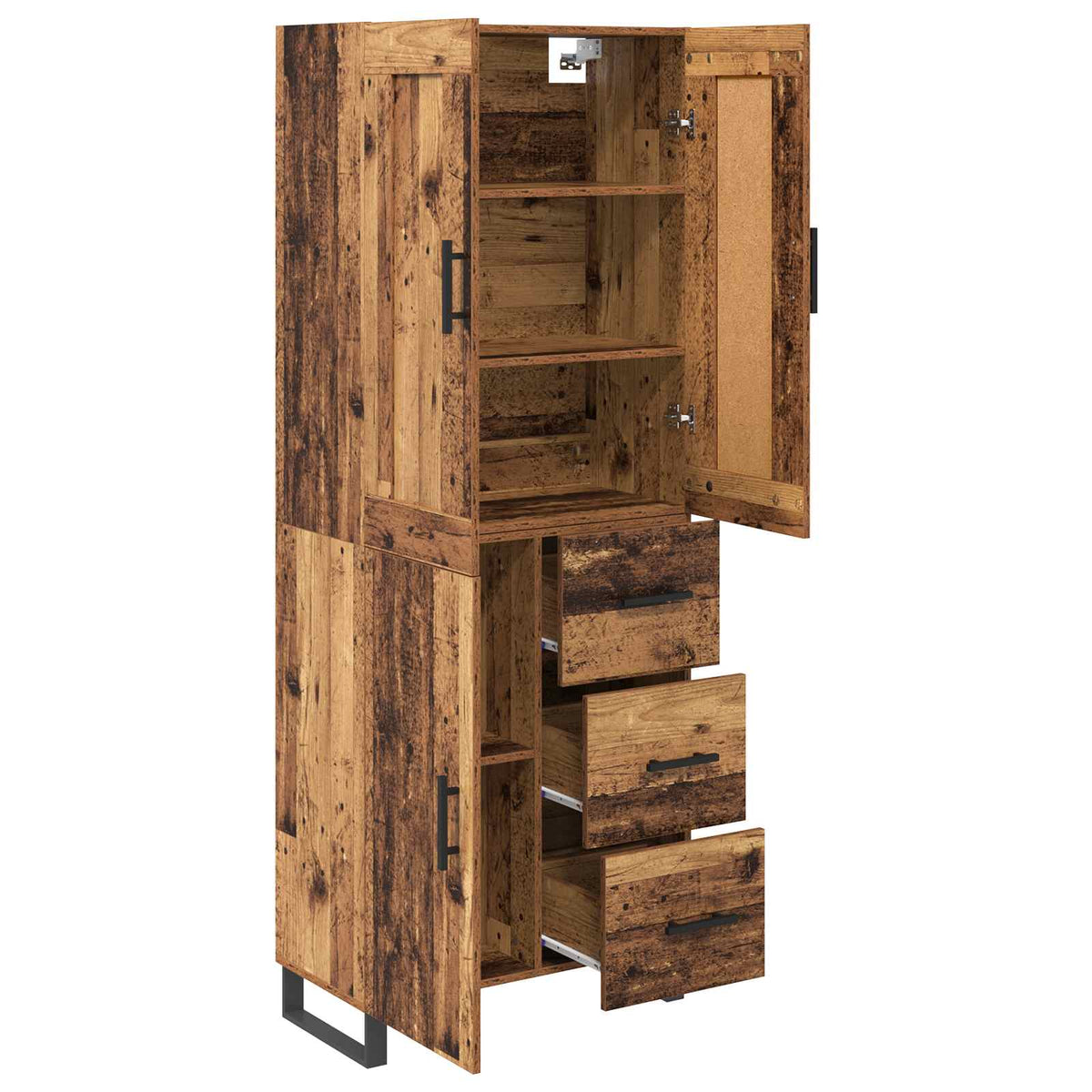 Highboard 2 kom. Staro drvo 69,5 x 34 x 180 cm