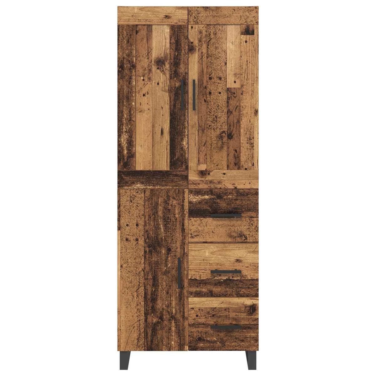 Highboard 2 kom. Staro drvo 69,5 x 34 x 180 cm