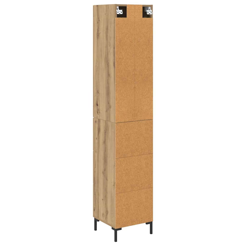 Highboard Umjetnički hrast 34,5 x 34 x 180 cm Konstruirano drvo