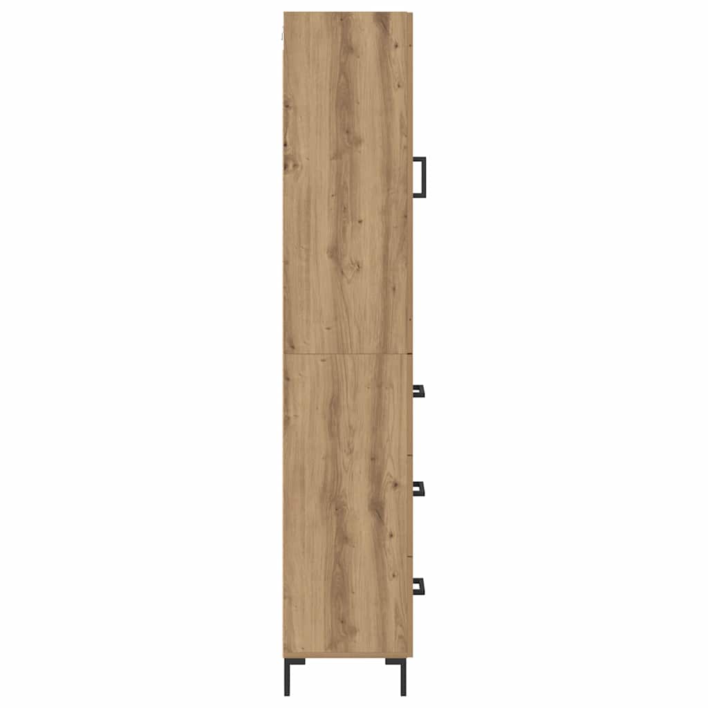 Highboard Umjetnički hrast 34,5 x 34 x 180 cm Konstruirano drvo
