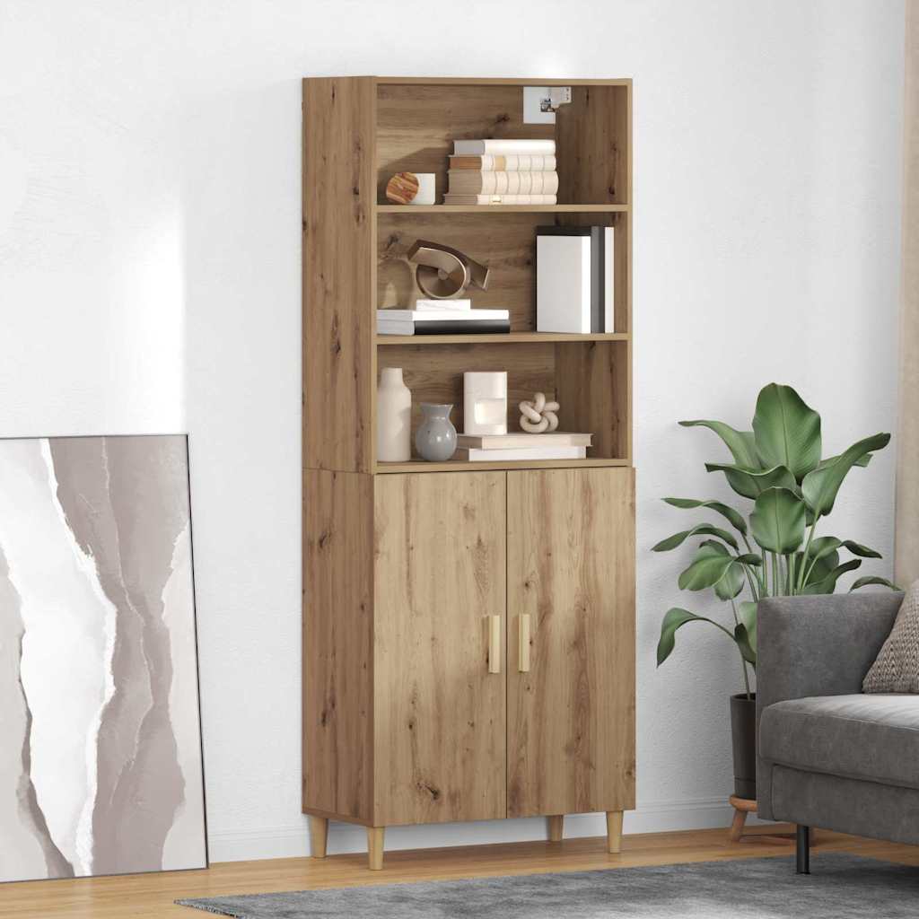 Highboard Umjetnički hrast 69,5 x 32,5 x 180 cm