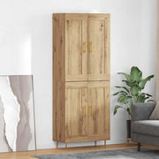 Highboard Umjetnički hrast 69,5 x 34 x 180 cm Konstruirano drvo