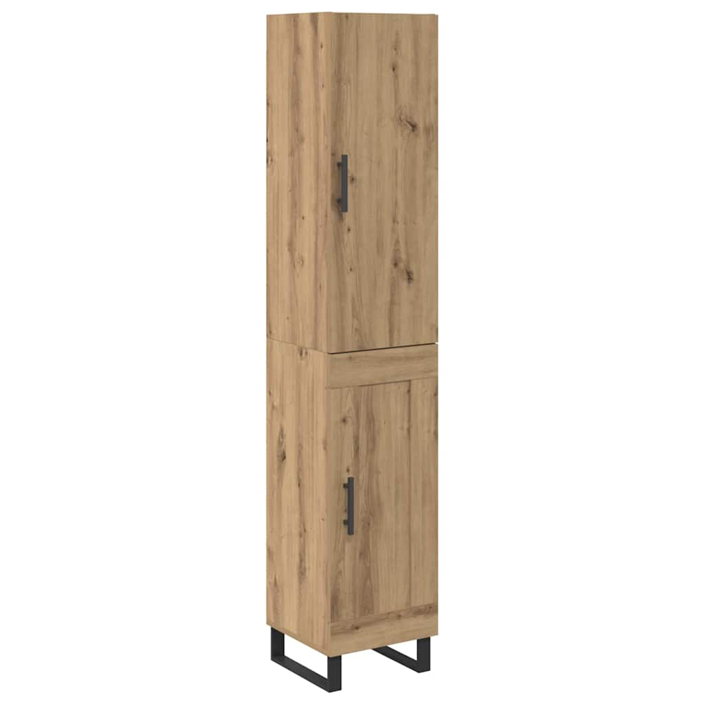 Highboard Umjetnički hrast 34,5 x 34 x 180 cm Konstruirano drvo