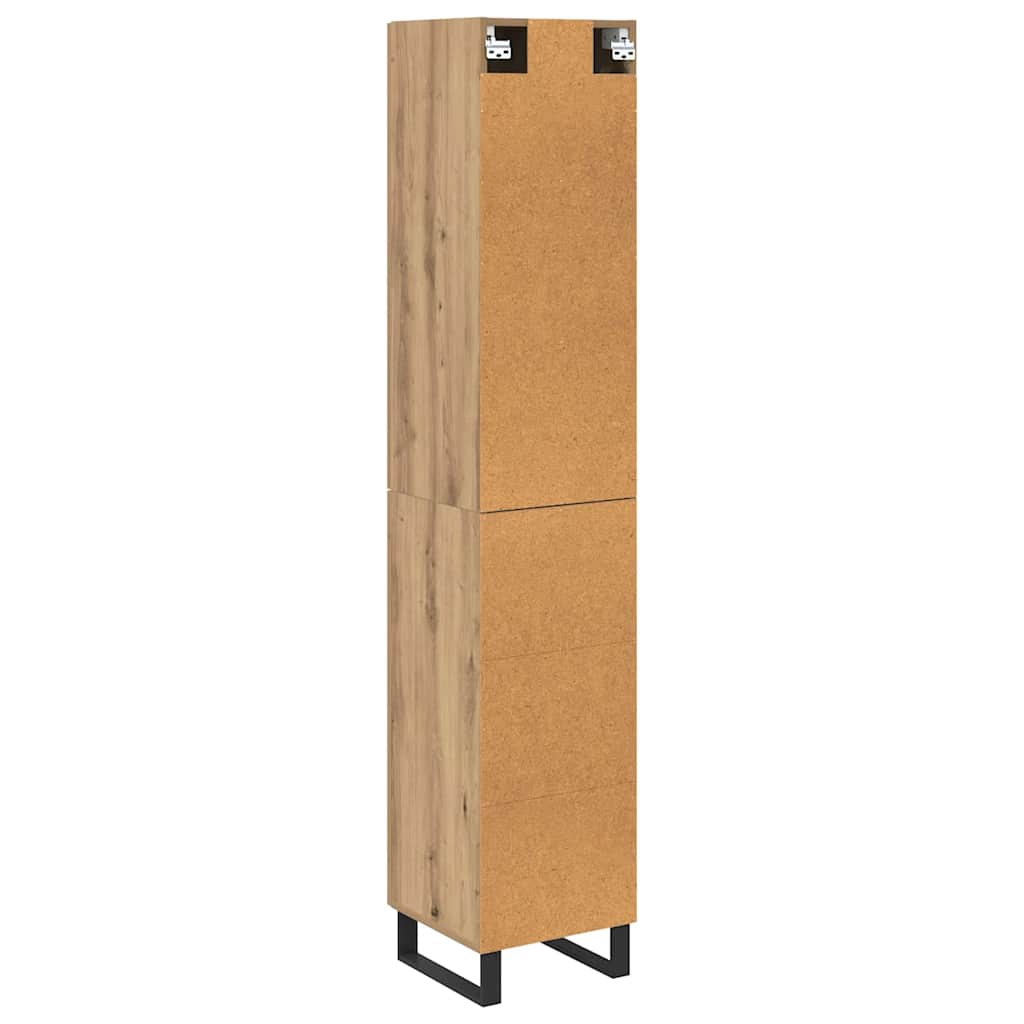 Highboard Umjetnički hrast 34,5 x 34 x 180 cm Konstruirano drvo
