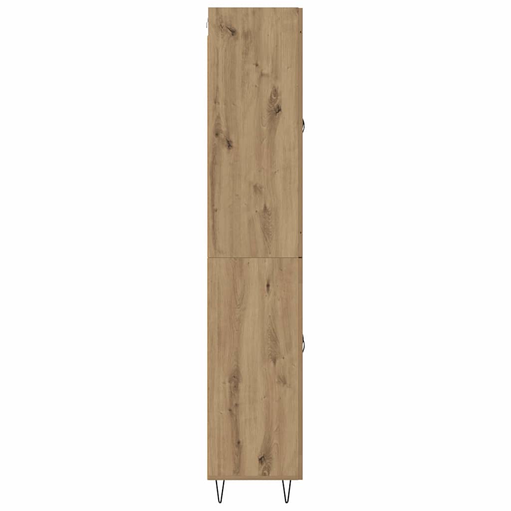 Highboard Umjetnički hrast 69,5 x 34 x 180 cm Konstruirano drvo