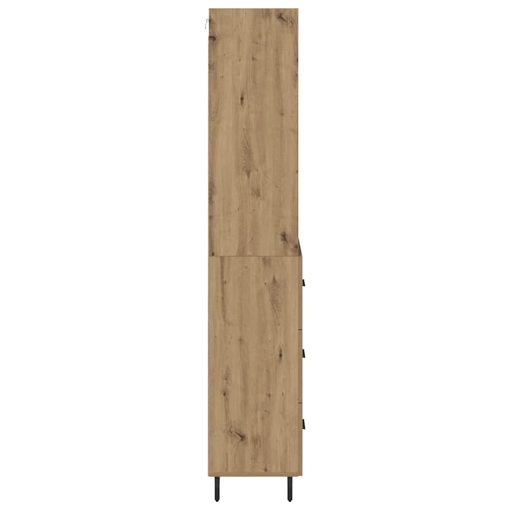 Highboard s ladicama Umjetnički hrast 69,5 x 34 x 180 cm